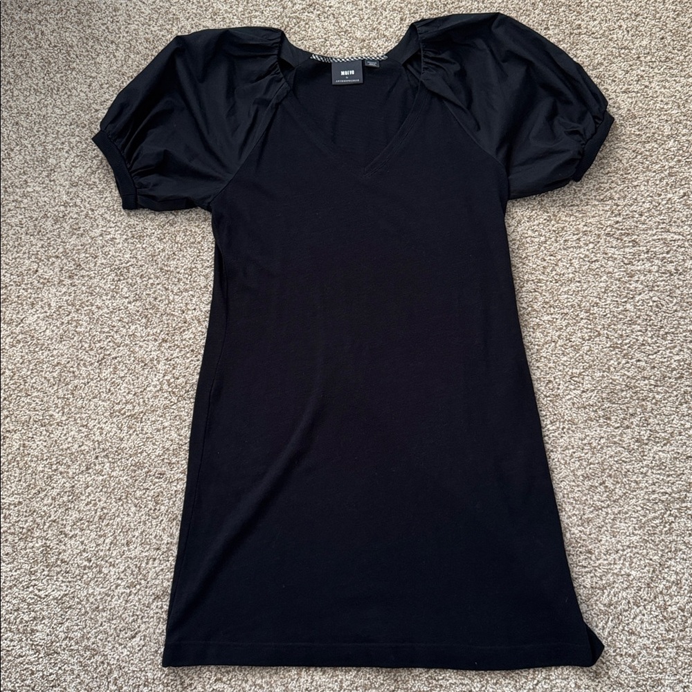 Anthropologie Black Maeve Knit Dress Size: M NWOT